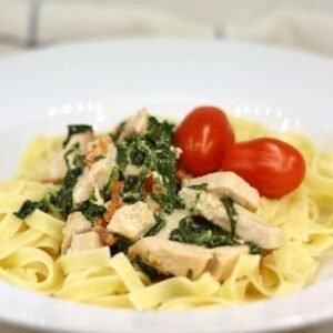 Kyckling med tagliatelle