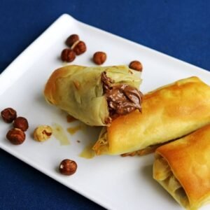 Vårrullar med banan och nutella 10 st